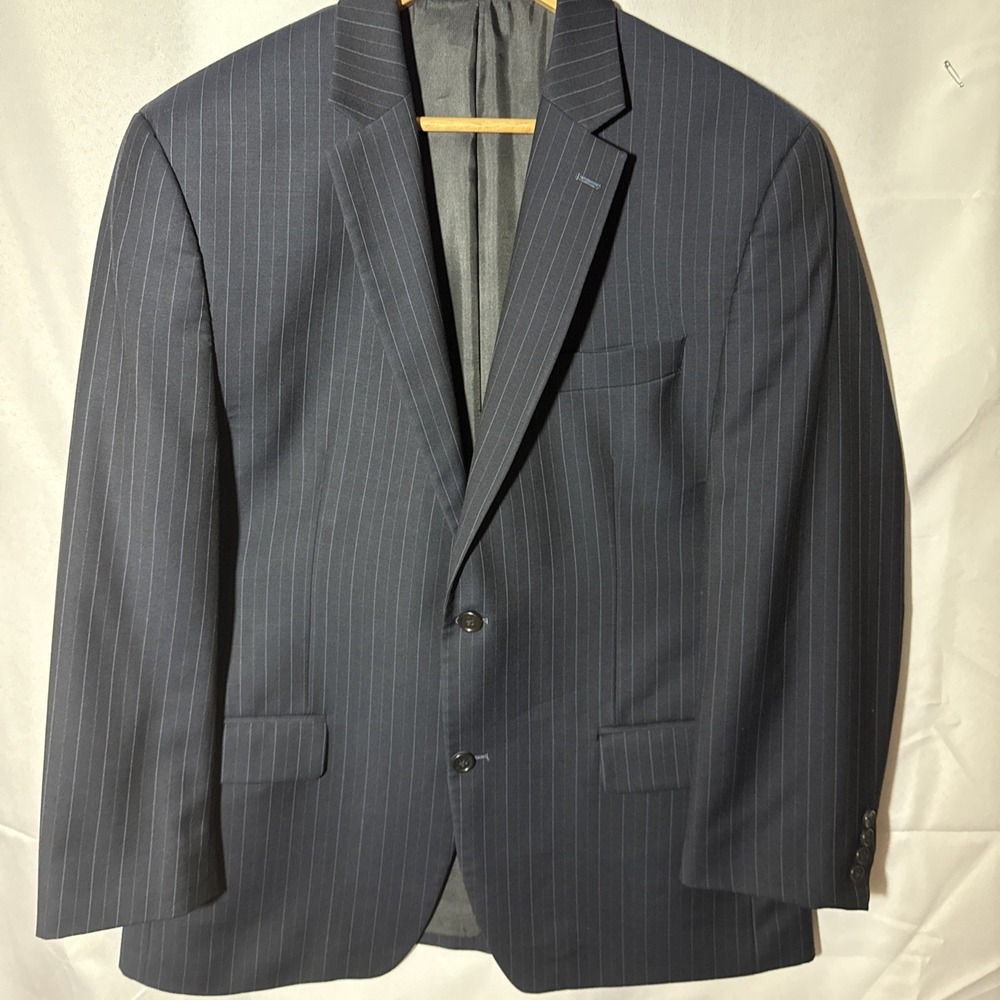 Michael Kors 42 Blue wool Soft Shoulder Mens Blazer Suit Jacket Sport Coat - Picture 2 of 16